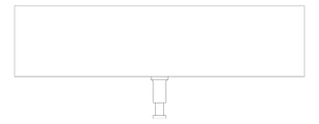 Plan Image of Cabinet SurfaceMount ASI Traditional Shelf SoapDispenser TowelDispenser