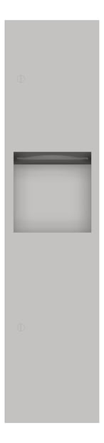 Front Image of CombinationUnit Recessed ASI Simplicity PaperDispenser 4.2Gal
