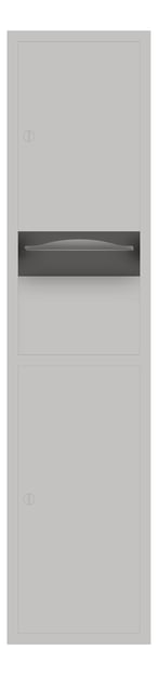 Front Image of CombinationUnit Recessed ASI Traditional PaperDispenser 7Gal