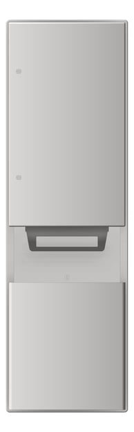 Front Image of CombinationUnit SemiRecessed ASI Roval RollPaperDispenser Electric 13.5Gal