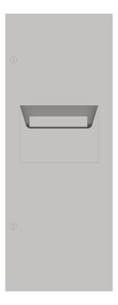 Front Image of CombinationUnit SurfaceMount ASI Simplicity RollPaperDispenser Battery 9.9Gal