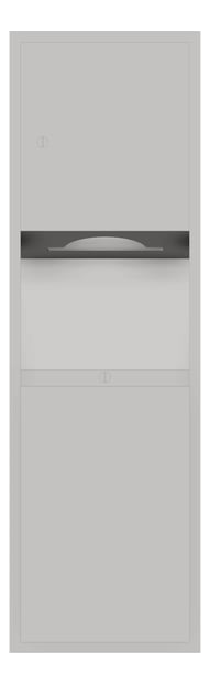 Front Image of CombinationUnit SurfaceMount ASI Traditional PaperDispenser Adjustable 12Gal