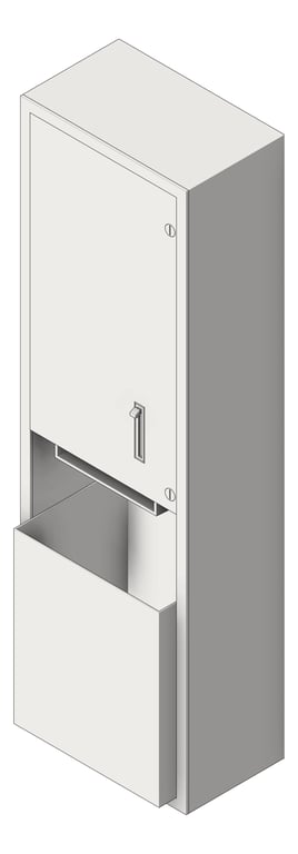 Navigate to CombinationUnit SurfaceMount ASI Traditional RollPaperDispenser 13.3Gal