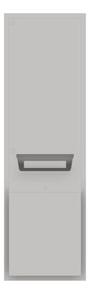 Front Image of CombinationUnit SurfaceMount ASI Traditional RollPaperDispenser Battery 12Gal