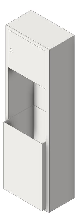 Navigate to CombinationUnit SurfaceMount ASI Traditional RollPaperDispenser Battery 17Gal