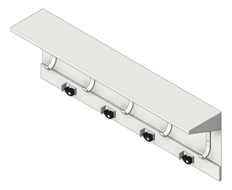 Navigate to Shelf SurfaceMount ASI UtilityHookStrip