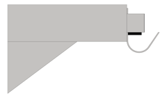 Left Image of Shelf SurfaceMount ASI UtilityHookStrip DryingRod