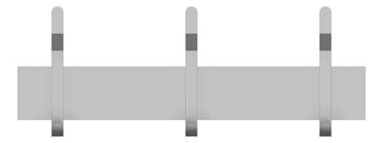 Front Image of UtilityHookStrip SurfaceMount ASI