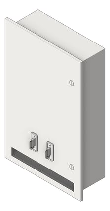 3D Shaded Image of SanitaryDispenser Recessed ASI Simplicity HighCapacity