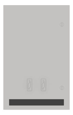 Front Image of SanitaryDispenser SemiRecessed ASI Dual