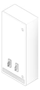 3D Documentation Image of SanitaryDispenser SurfaceMount ASI HighCapacity