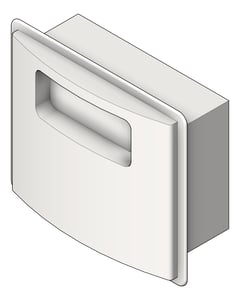 3D Shaded Image of SanitaryDisposal Recessed ASI Roval
