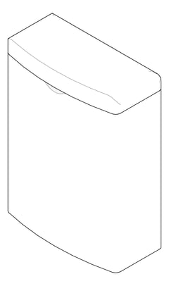 3D Documentation Image of SanitaryDisposal SurfaceMount ASI Roval