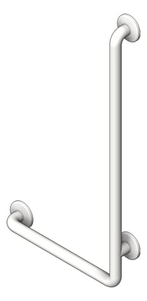 3D Shaded Image of GrabBar 90Deg ASI SnapFlange 1.25InchDia RH