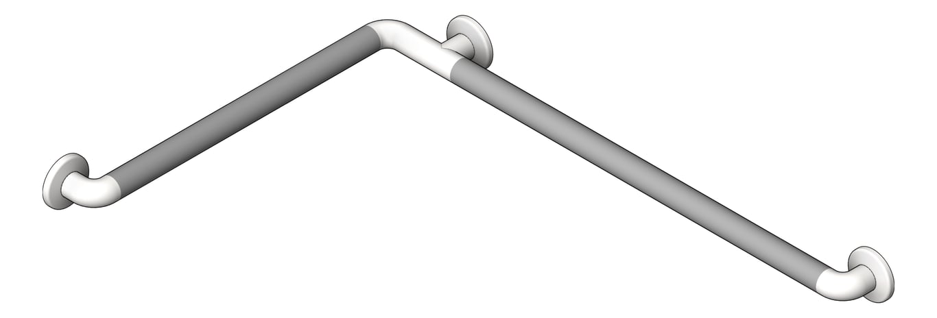 Navigate to GrabBar Corner ASI SnapFlange 1.5InchDia