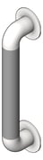 3D Shaded Image of GrabBar Straight ASI ExposedFlange 1.5InchDia Vertical
