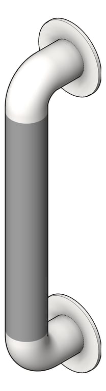 Image of GrabBar Straight ASI ExposedFlange 1.5InchDia Vertical