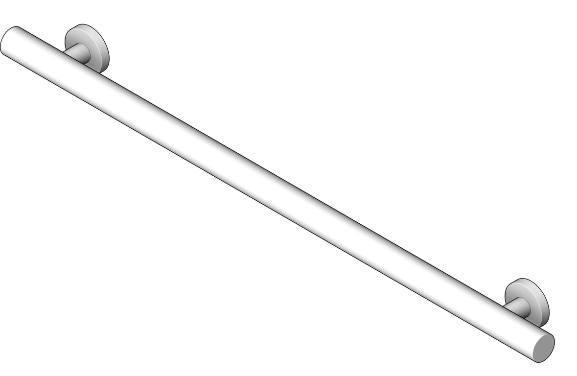 GrabBar Straight ASI Omara 1.5InchDia Horizontal