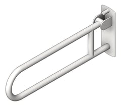 3D Shaded Image of GrabBar SwingUp ASI ExposedFlange 1.25InchDia 3PositionHinge