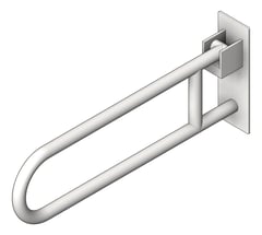 3D Shaded Image of GrabBar SwingUp ASI ExposedFlange 1.25InchDia Locking