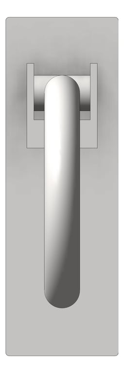 Front Image of GrabBar SwingUp ASI ExposedFlange 1.25InchDia Locking