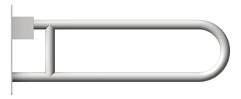 Left Image of GrabBar SwingUp ASI ExposedFlange 1.25InchDia Locking