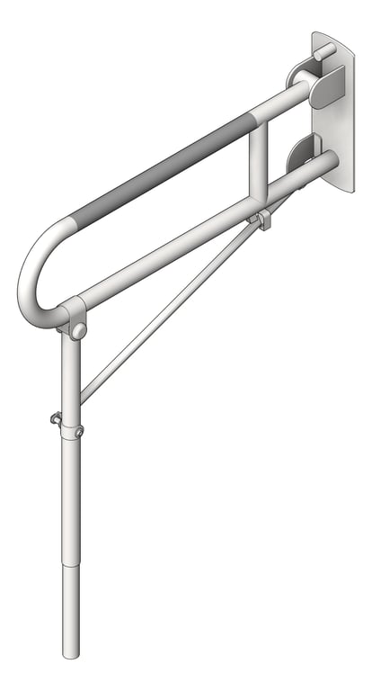 Navigate to GrabBar SwingUp ASI ExposedFlange 1.25InchDia SupportLeg