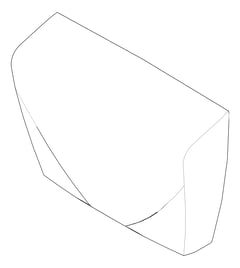 3D Documentation Image of HandDryer SurfaceMount ASI Profile