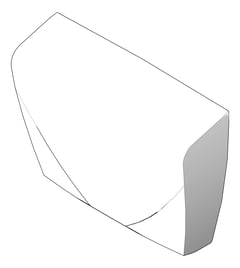 3D Shaded Image of HandDryer SurfaceMount ASI Profile