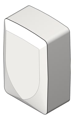 3D Shaded Image of HandDryer SurfaceMount ASI TurboSwift