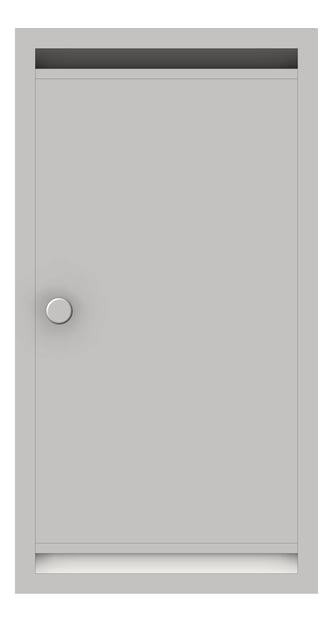 Front Image of BedPanCabinet Recessed ASI UrinalBottle