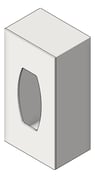 3D Shaded Image of GloveDispenser SurfaceMount ASI