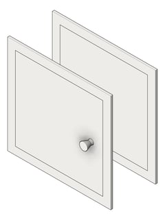 3D Shaded Image of SpecimenPassBox Recessed ASI
