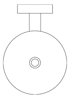 Plan Image of ToiletBrush SurfaceMount ASI Holder
