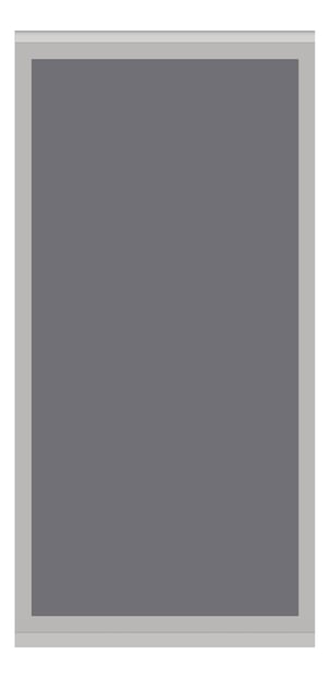 Front Image of Mirror PlateGlass ASI FixedTilt Framed Shelf