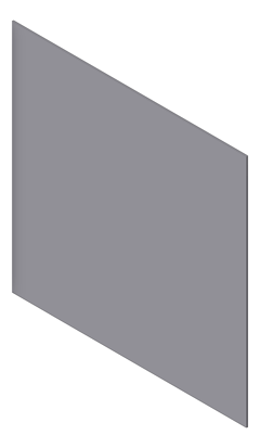 3D Shaded Image of Mirror PlateGlass ASI Frameless