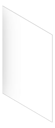 3D Documentation Image of Mirror PlateGlass ASI Frameless Backlight