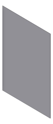 3D Shaded Image of Mirror PlateGlass ASI Frameless Backlight