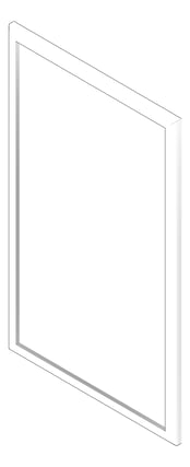 3D Documentation Image of Mirror PlateGlass ASI Roval InterLokFrame