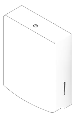 3D Documentation Image of PaperTowelDispenser SurfaceMount ASI Roval