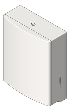 3D Shaded Image of PaperTowelDispenser SurfaceMount ASI Roval