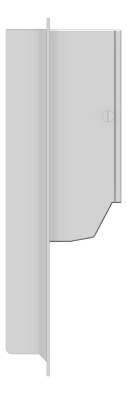 Left Image of RollPaperDispenser Recessed ASI Simplicity NonCabinet Electric