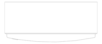 Plan Image of RollPaperDispenser SemiRecessed ASI Roval Battery
