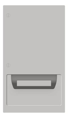 Front Image of RollPaperDispenser SemiRecessed ASI Simplicity Battery