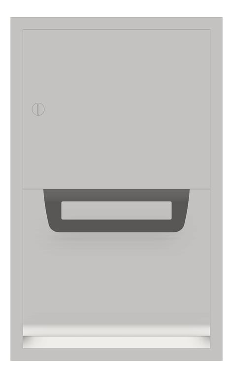 Front Image of RollPaperDispenser SurfaceMount ASI Traditional Battery