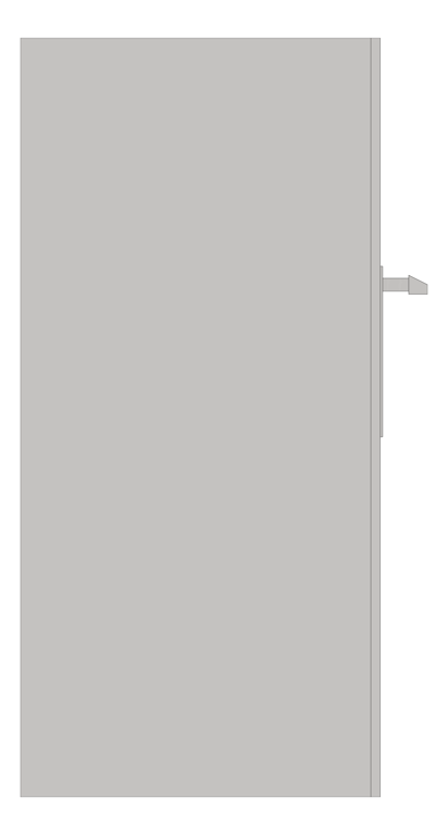 Left Image of RollPaperDispenser SurfaceMount ASI Traditional Compact