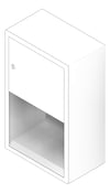 3D Documentation Image of RollPaperDispenser SurfaceMount ASI Traditional Electric