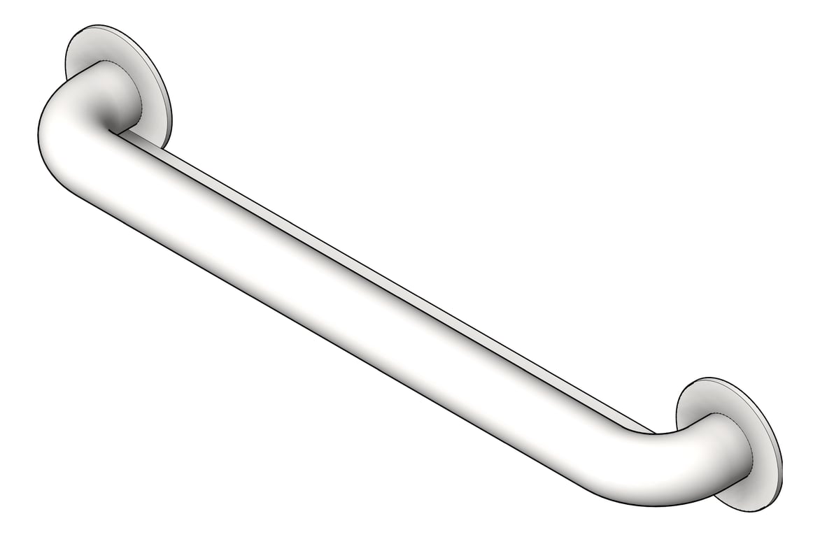 Navigate to GrabBar SurfaceMount ASI Security RearFixed