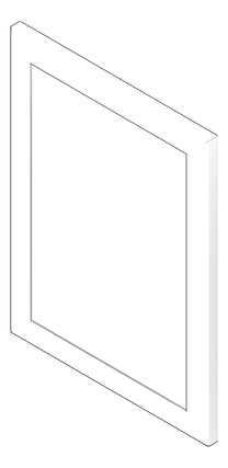 3D Documentation Image of Mirror StainlessSteel ASI Security Framed FrontFixed