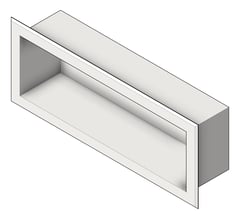 3D Shaded Image of Shelf Recessed ASI Security